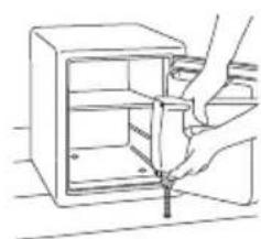 SentrySafe FPW082FS - Bolt-down instructions... continued - 1