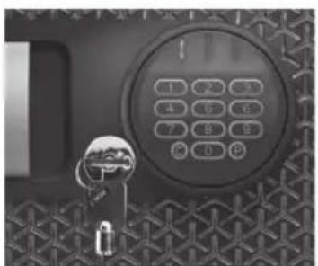 SentrySafe FPW082FS - Cómo abrir su caja fuerte con la llave de acceso manual (en modelos seleccionados) - 1