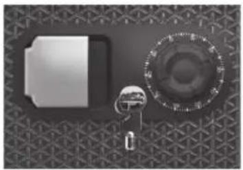 SentrySafe FPW082FS - Cómo abrir su caja fuerte con la llave de acceso manual (en modelos seleccionados) - 1