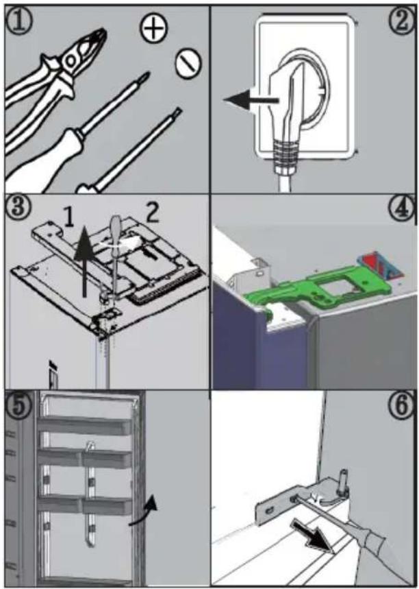 CANDY ECN2CQTEB186 - Assembly steps - 1