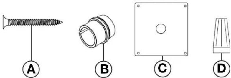 Napoleon Element NEFB36H-BS-1 - hardware list - 1