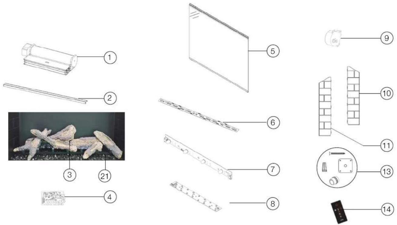 Napoleon Element NEFB36H-BS-1 - NEFB36H-BS-2 overview - 1