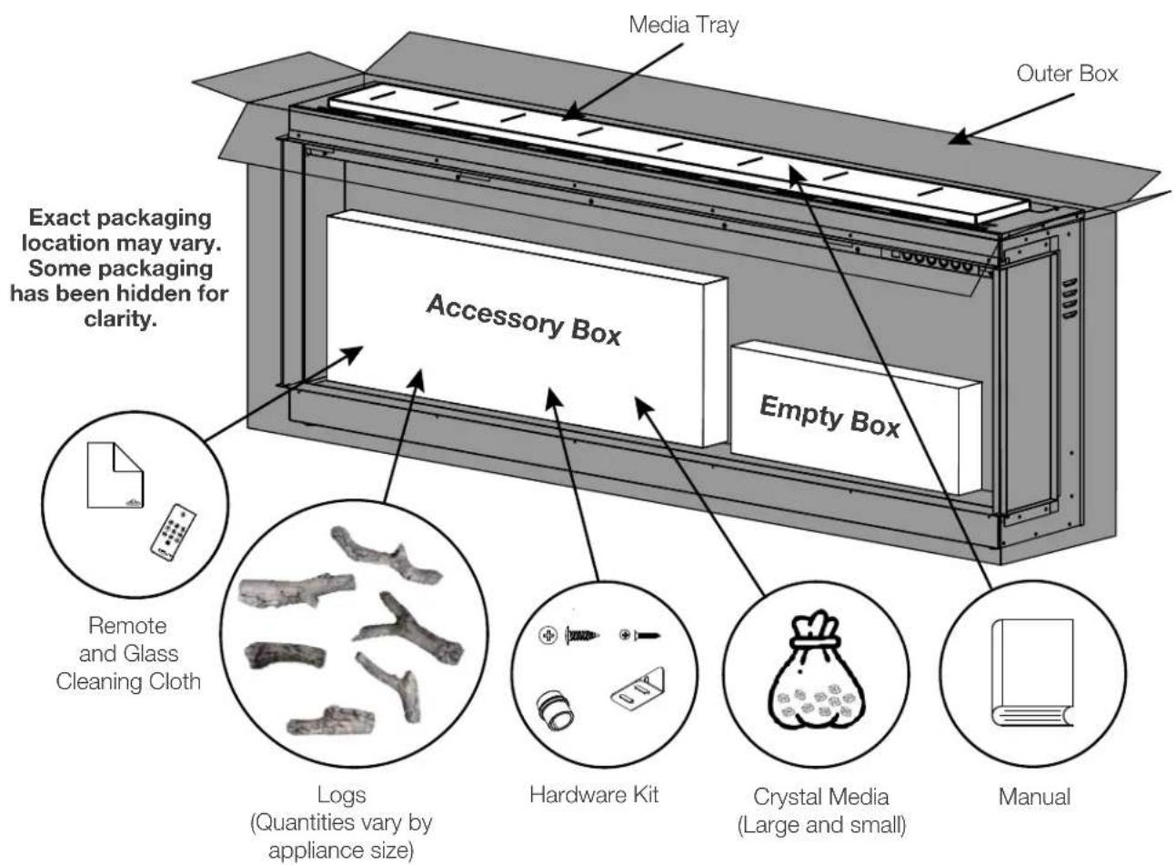 Napoleon Trivista Primis NEFB50H-3SV - unpacking the appliance - 1