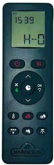 Napoleon Elevation Electric Fireplace NEFB42H-MF - operating remote control - 1