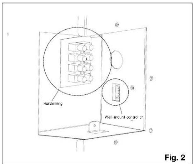 Napoleon Elevation Electric Fireplace NEFB42H-MF - WARNING - 2