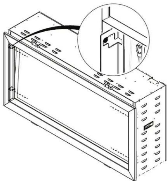 Napoleon Astound-Built In NEFB96AB - 2" Trim Installation - 1