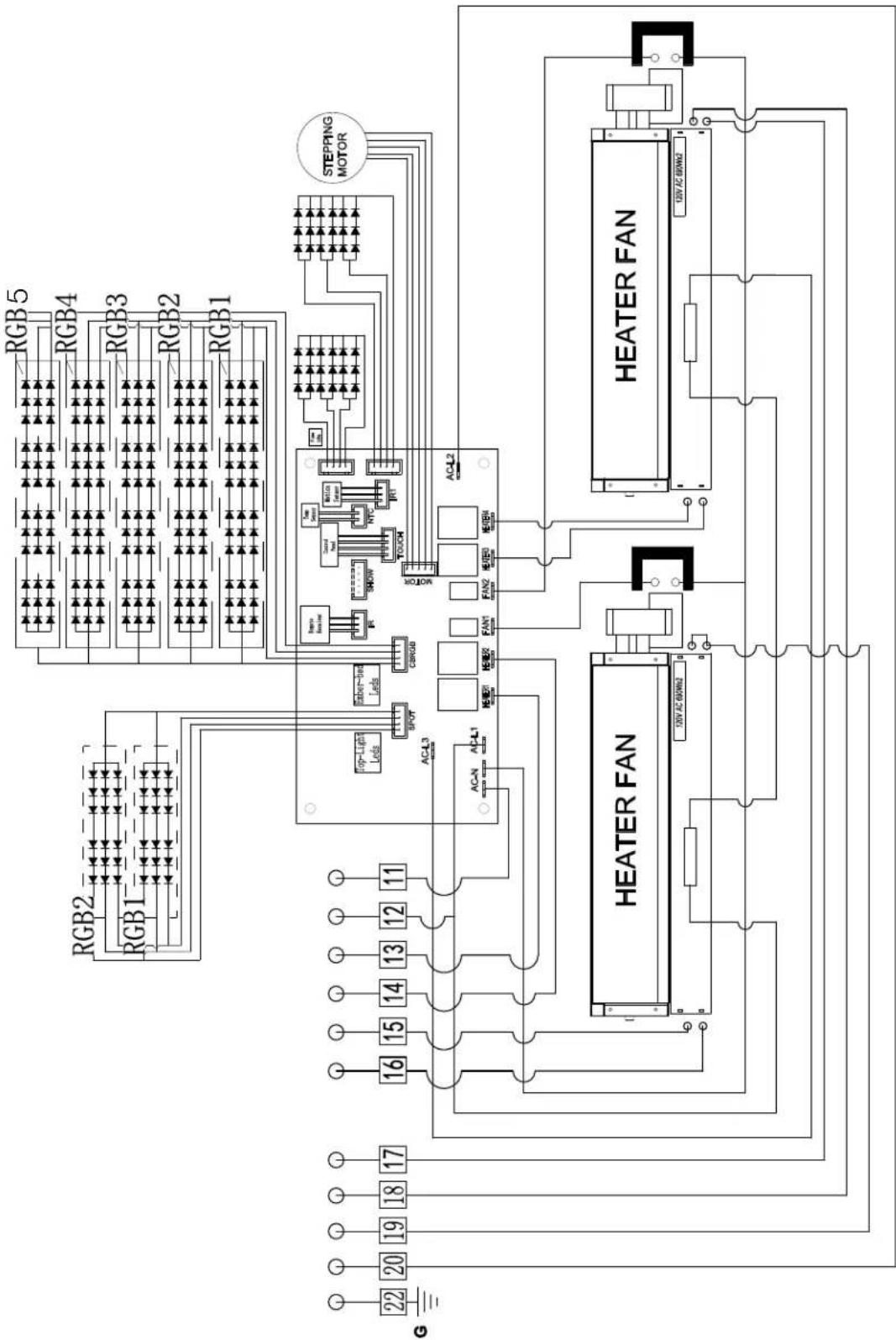 Napoleon Trivista Primis NEFB60H-3SV - NEFB60H-3SV wiring diagram - 1