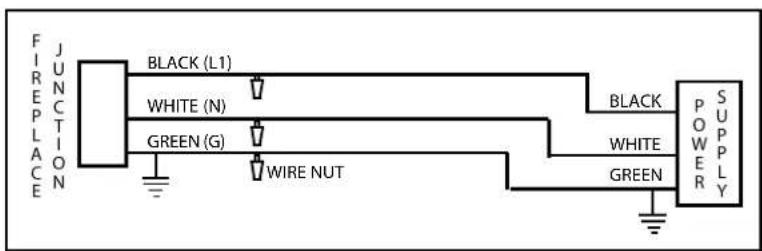 Napoleon Woodland NEFI18H - HARD WIRING CONNECTION - 2