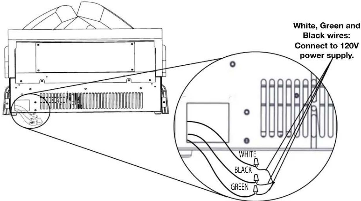 Napoleon Woodland NEFI18H - HARD WIRING CONNECTION - 1
