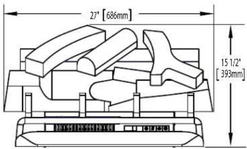 Napoleon Woodland NEFI24H - dimensions - 3