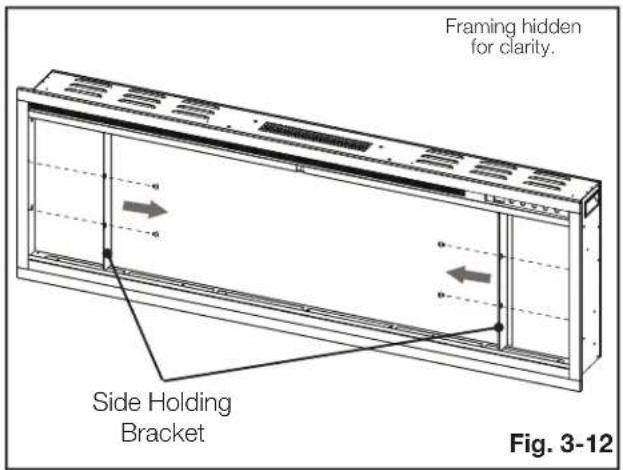 Napoleon Entice NEFL36CFH-1 - fully recessed installation - 2