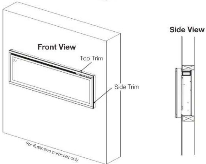 Napoleon Entice NEFL36CFH-1 - Wall-Mounted Installation - 1