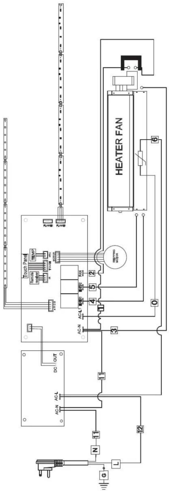 Napoleon Entice NEFL36CFH-1 - wiring diagram (NEFL42CFH-1) - 2