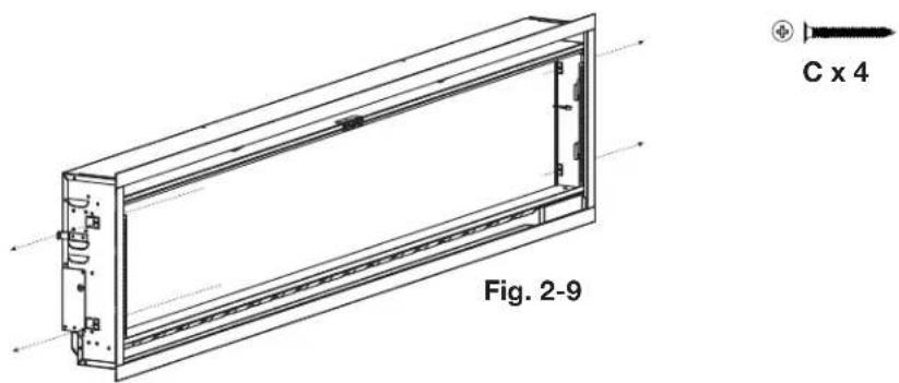 Napoleon Alluravision NEFL42CHS-1 - recessed installation instructions - 5