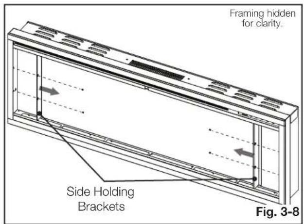 Napoleon Entice NEFL42CFH-1 - partially recessed installation - 2