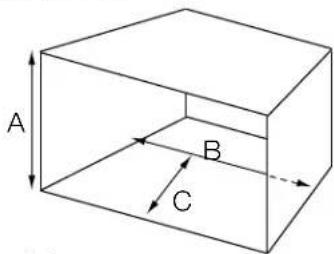 A B C