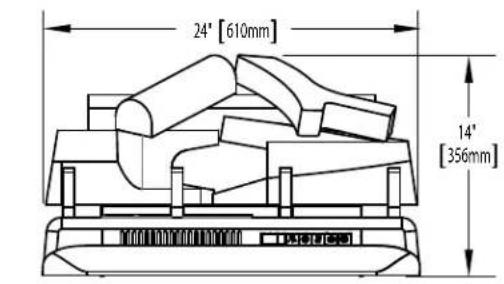 Napoleon Woodland NEFI27H - dimensions - 1