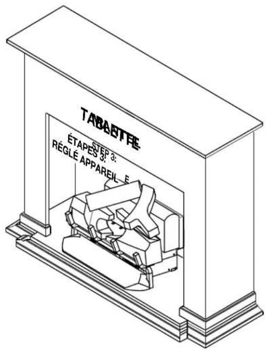 TABARTTE STEP 3: ÉTAPES 3: RÉGLÉ APPAREIL - E