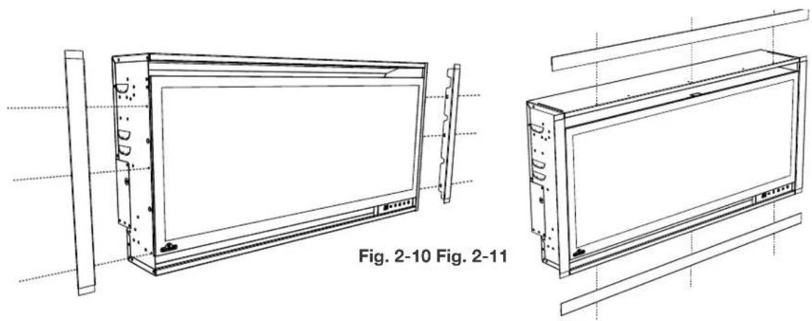 Napoleon Alluravision NEFL42CHD-1 - trim installation (optional) - 2