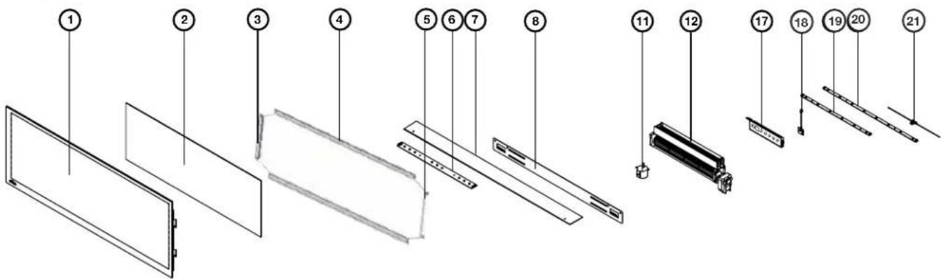 Napoleon Alluravision NEFL42CHD-1 - note: - 1