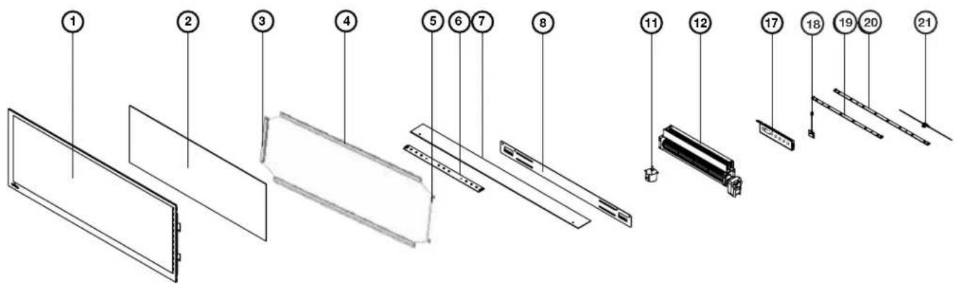 Napoleon Alluravision NEFL42CHD-1 - note: - 1