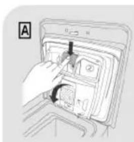 CANDY TCA283DR2-S - Cleaning the detergent dispenser and its compartments - 1