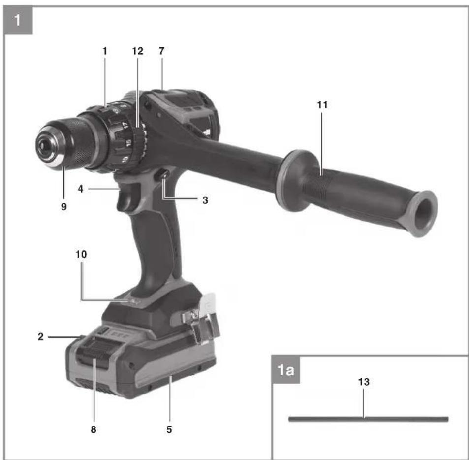 EINHELL TP-CD 18/120 Li-i BL - 1