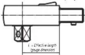 Hazet 7291-5 sTac - Effective lengths - 2