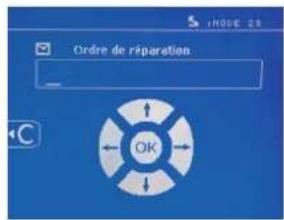 GYS BMW C7502654 - Lista de pantallas que permiten registrar un orden de reparación: - 1