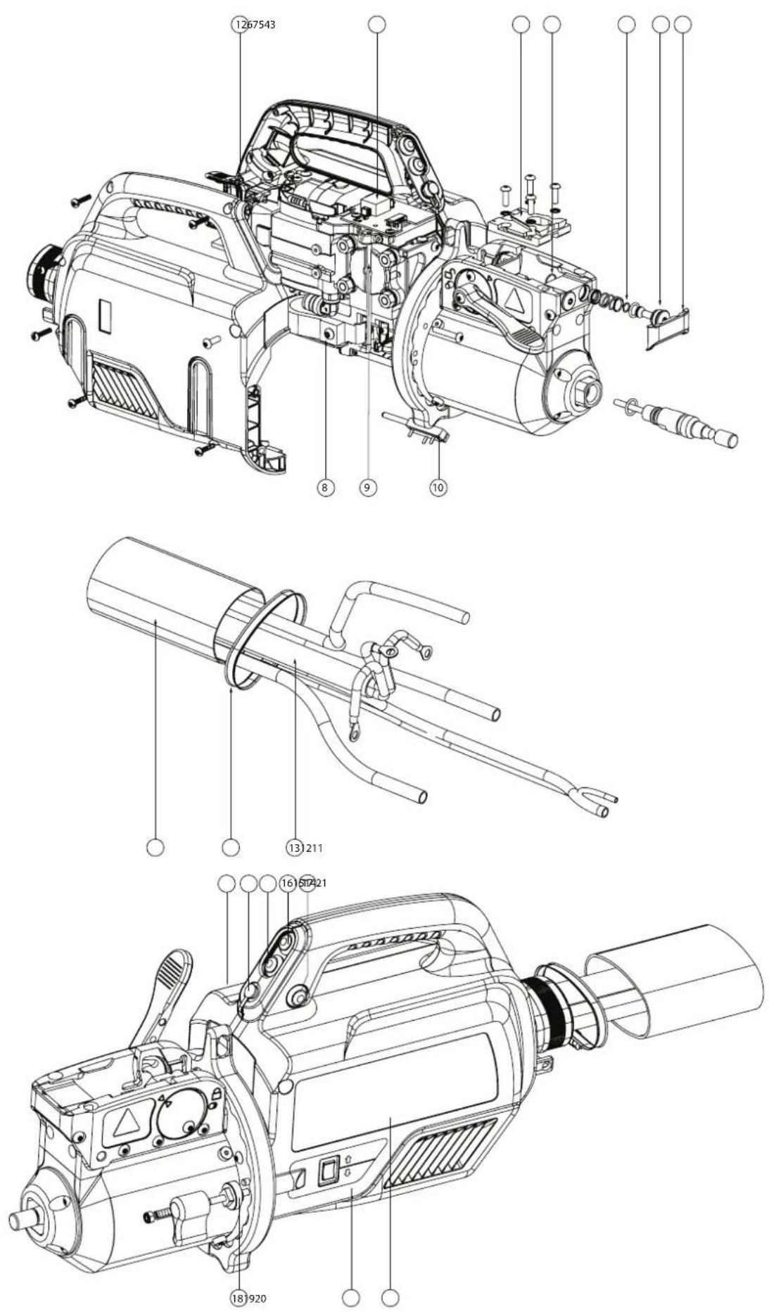 GYS BMW C7502654 - PIÈCES DE RECHANGE / SPARE PARTS / ERSATZTEILE / PIEZAS DE RECAMBIO - 1