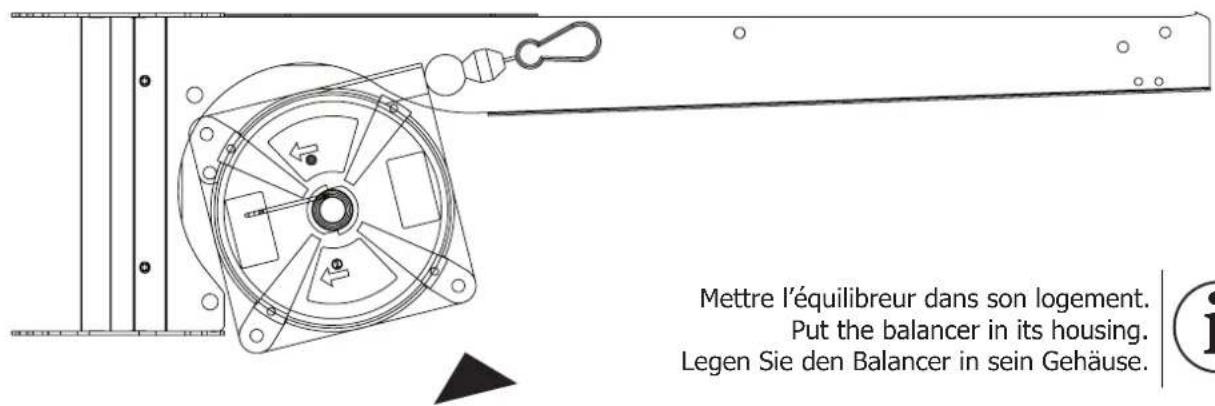 GYS BMW C7502654 - MONTAGE POTENCE / ASSEMBLY OF OVERHANGING ARM / MONTAGE AUSLEGER / ENSAMBLAJE DEL SOPORTE - 4