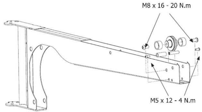 GYS BMW C7502654 - MONTAGE POTENCE / ASSEMBLY OF OVERHANGING ARM / MONTAGE AUSLEGER / ENSAMBLAJE DEL SOPORTE - 2