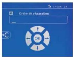 GYS BMW C7502654 - Liste der Displays, die die Eingabe einer Reparaturreihenfolge (JOB) ermöglichen: - 1