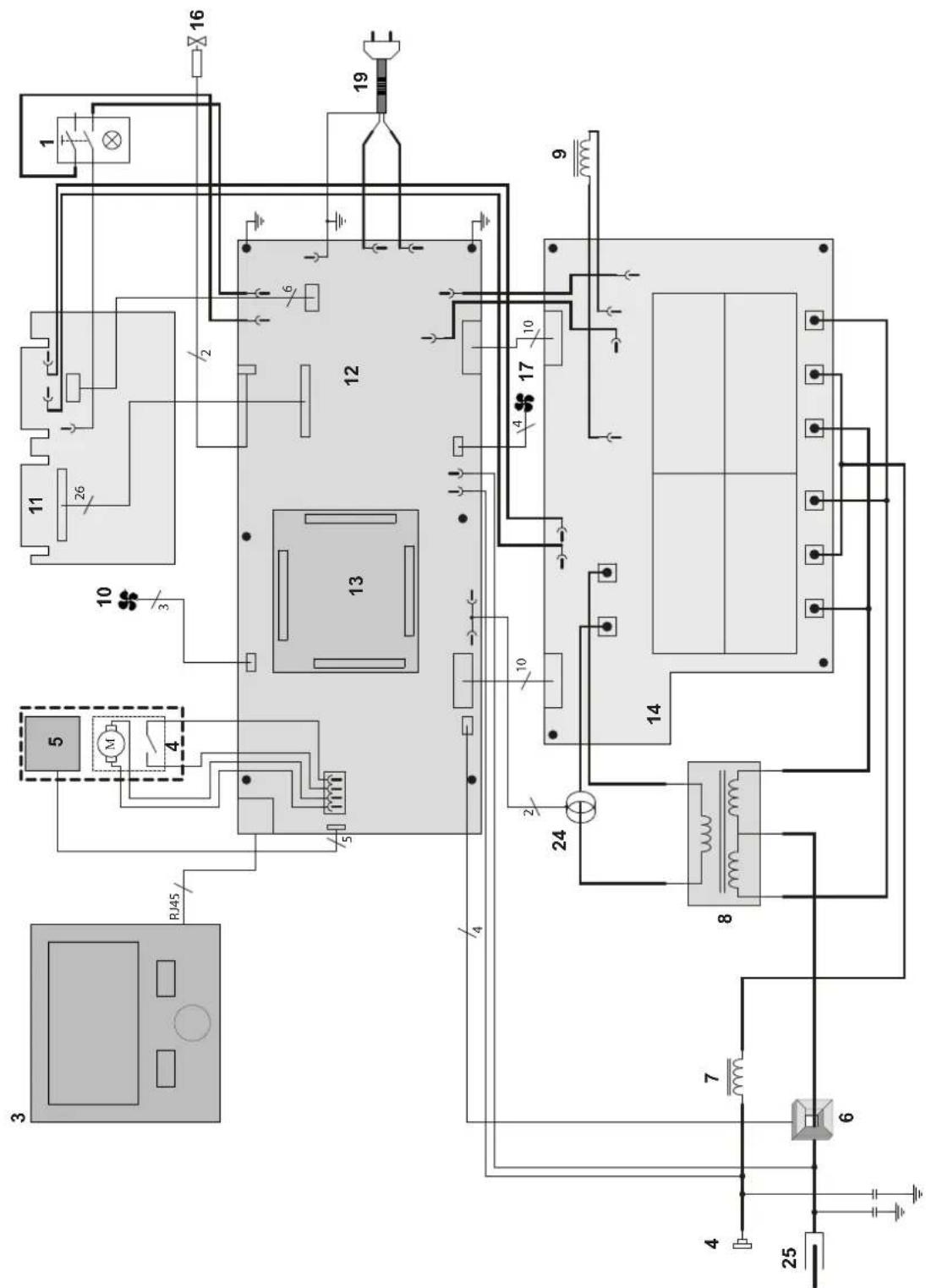 GYS P2 Auto - CIRCUIT DIAGRAM / SCHALTPLAN / DIAGRAMA ELECTRICO / ЭЛЕКТРИЧЕСКАЯ СХЕМА / ELEKTRISCHE SCHEMA / SCEMA ELETTRICO - 1