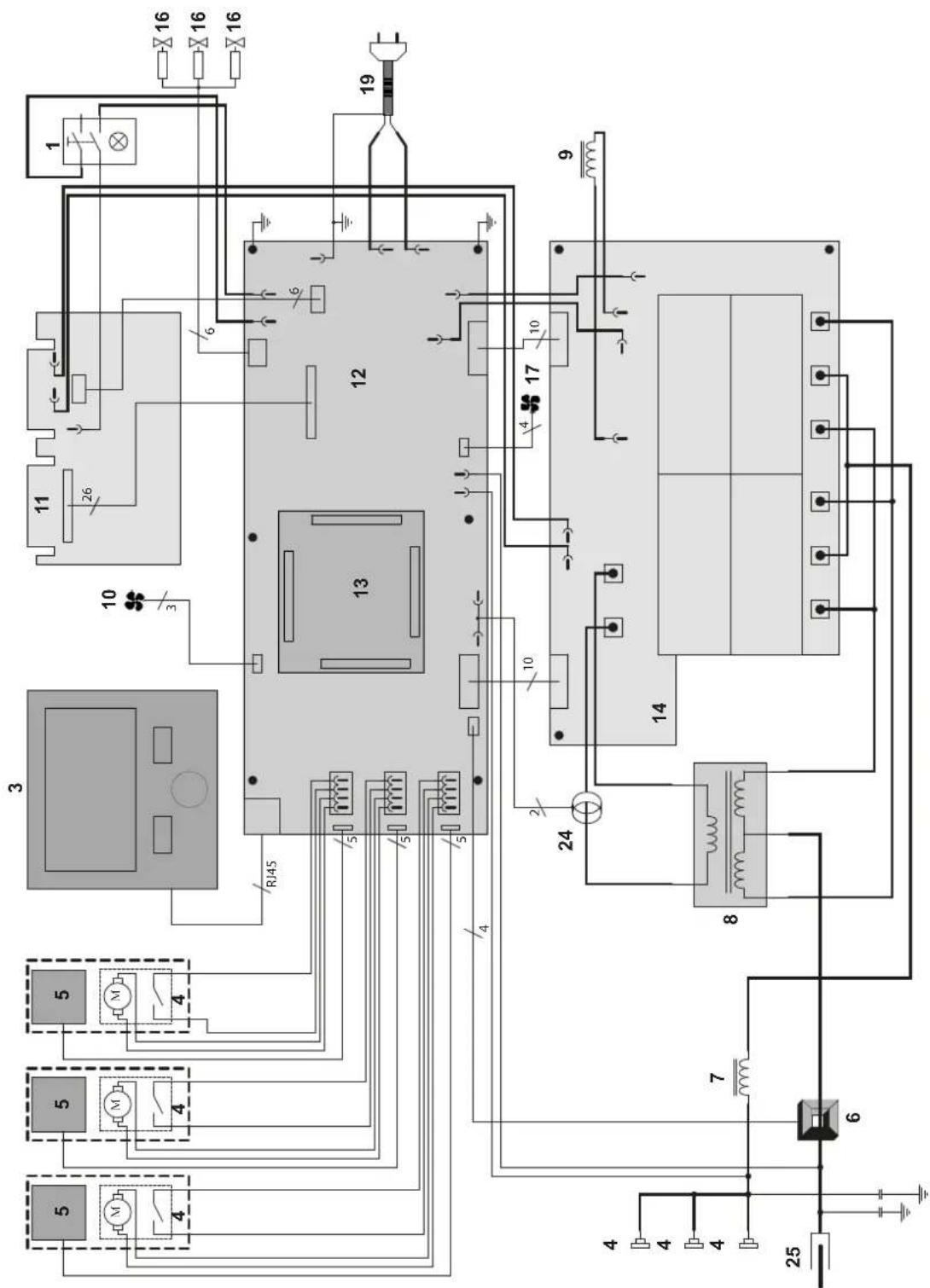GYS P2 Auto - CIRCUIT DIAGRAM / SCHALTPLAN / DIAGRAMA ELECTRICO / ЭЛЕКТРИЧЕСКАЯ СХЕМА / ELEKTRISCHE SCHEMA / SCEMA ELETTRICO - 1
