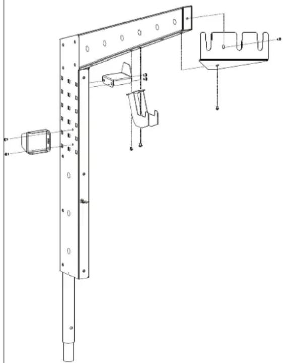 GYS P2 Auto - POTENCE SEULE / BALANCING ARM ONLY / AUSLEGER / SOPORTE SOLO / КРОНШТЕЙН / STEUN ALLEEN / BRACCIO DI SOSTEGNO SINGOLO | 077300 - 6