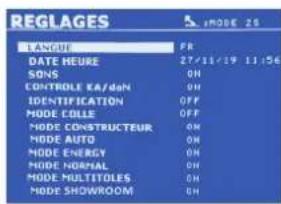 GYS BMW C7502655 - MENU AJUSTES - 1