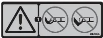Hayter Hawk 36 - Safety and Instructional Decals - 2