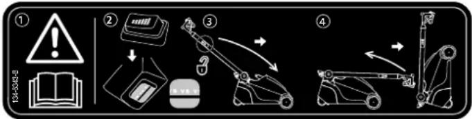 Hayter Hawk 36 - Calcomanías e instrucciones de seguridad - 5