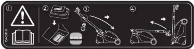 Hayter Hawk 36 - Safety and Instructional Decals - 5