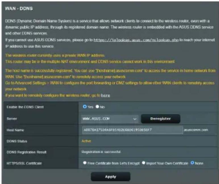 ASUS ZenWiFi BT10 - Service DDNS - 1