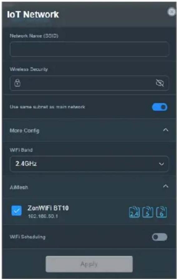 ASUS ZenWiFi BT10 - Pour créer un réseau IoT : - 1