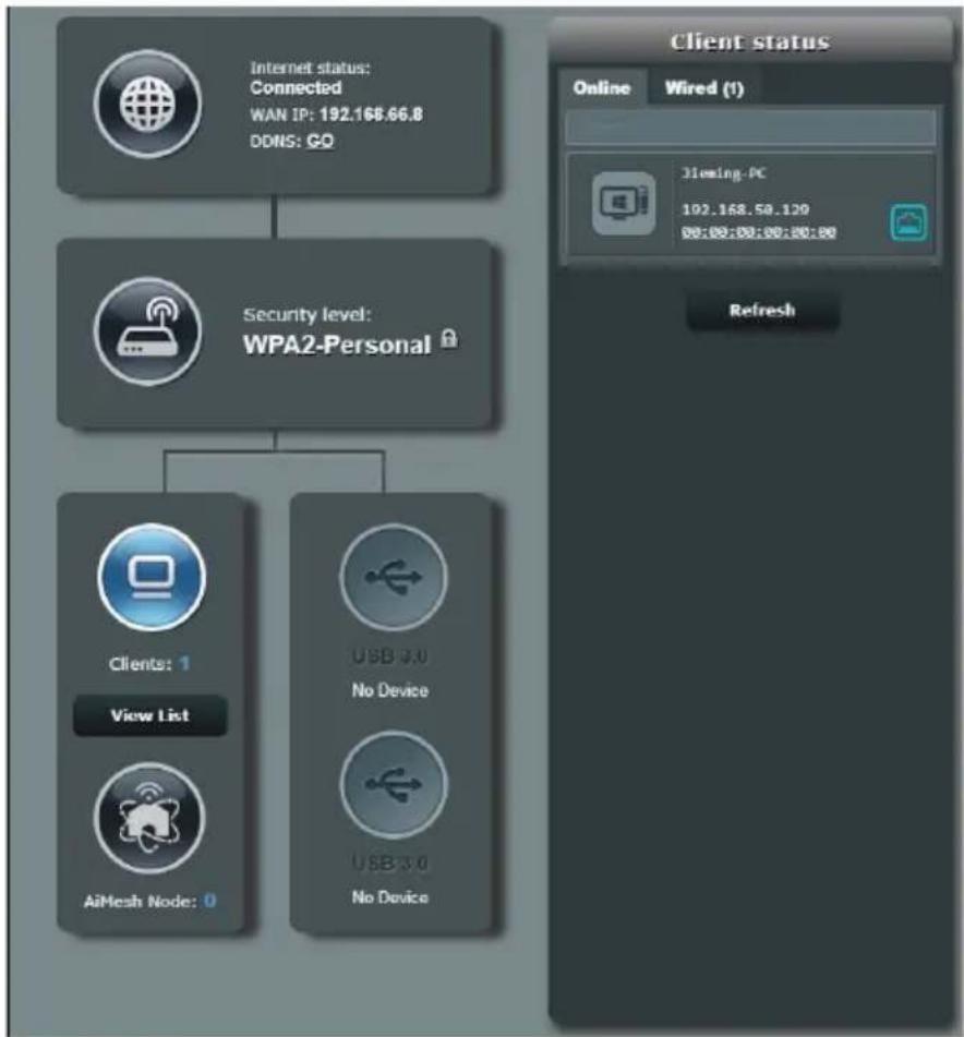 ASUS ZenWiFi BT10 - Vérifiez que les paramètres de configuration du réseau sont corrects. - 1