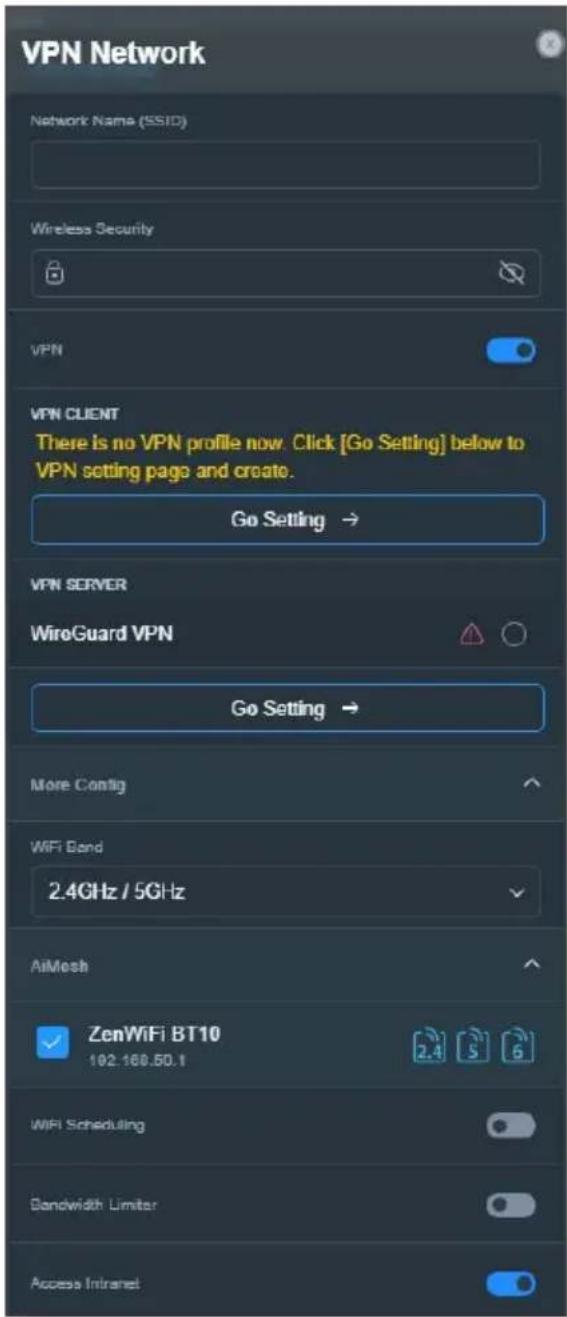 ASUS ZenWiFi BT10 - Pour créer un réseau VPN : - 1