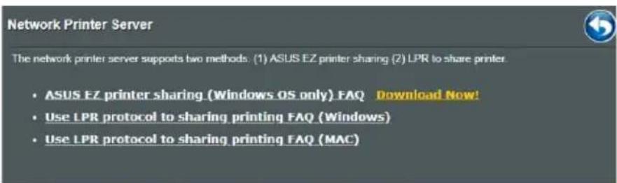 ASUS ZenWiFi BT10 - Pour partager une imprimante avec EZ Printer : - 1