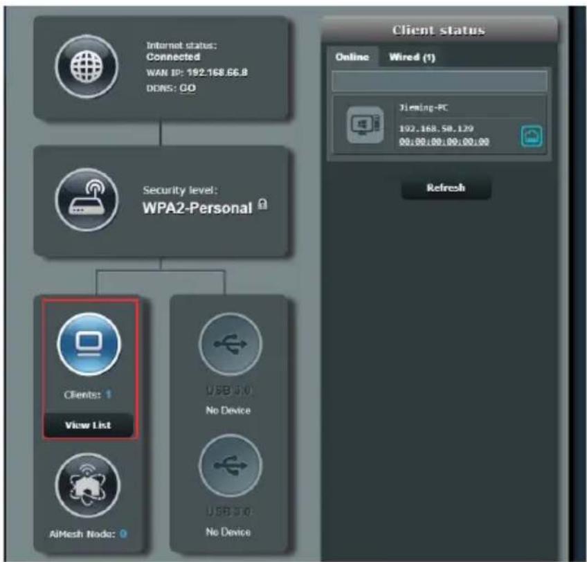 ASUS ZenWiFi BT10 - Gérer les clients du réseau - 1