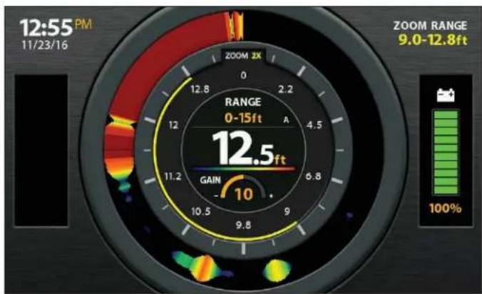 HUMMINBIRD HELIX 10 MSI+ GPS G4N - Afficher la vue pêche sur la glace - 2