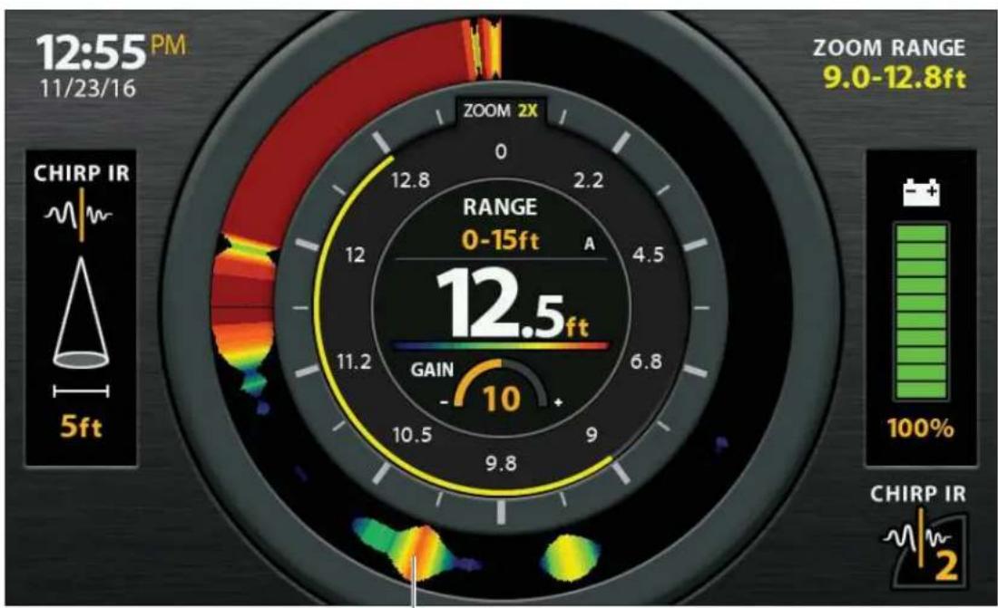 HUMMINBIRD HELIX 10 MSI+ GPS G4N - Changer le style de la fenêtre Flasher - 1