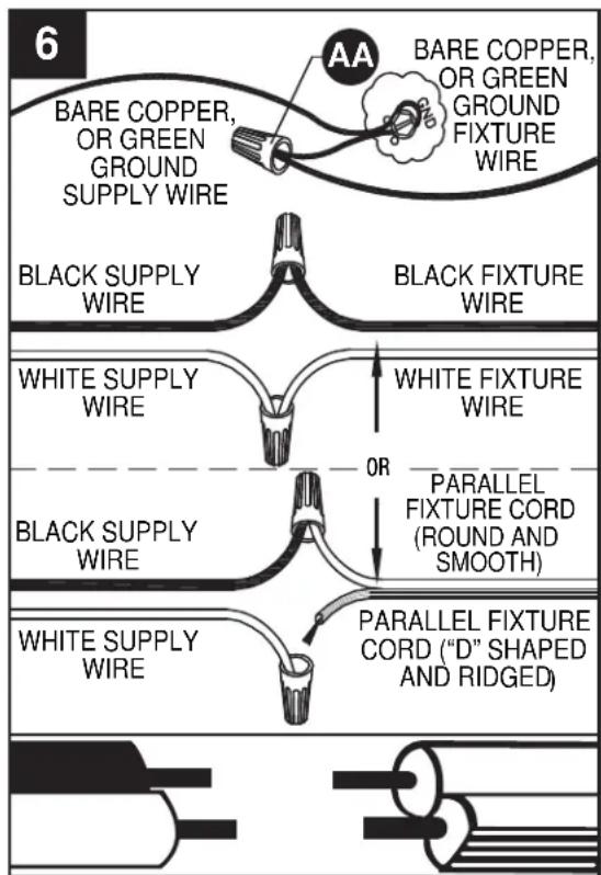 Kichler 83866 - Supply wires: - 1