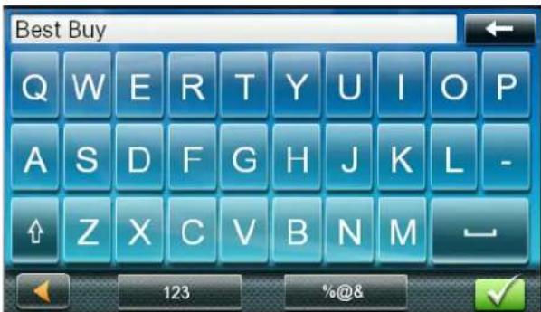 MAGELLAN Roadmate 2620-LM - OVI-Suchkriterien in einem OneTouch-Symbol speichern - 3